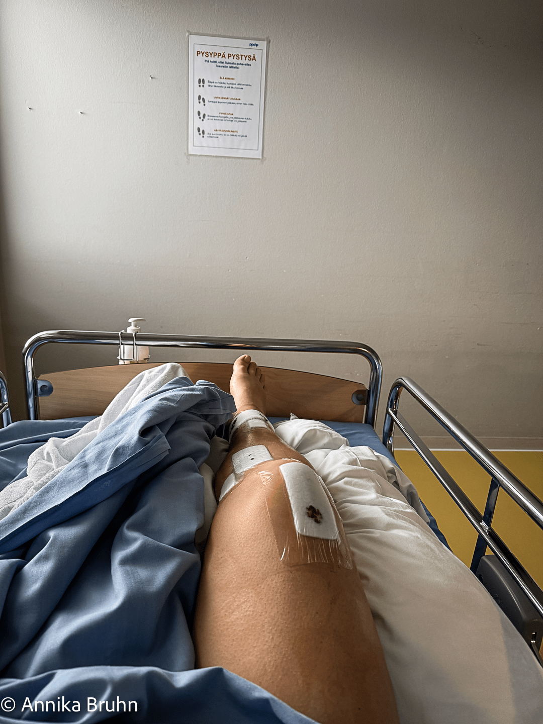 Im Krankenhaus liegen
